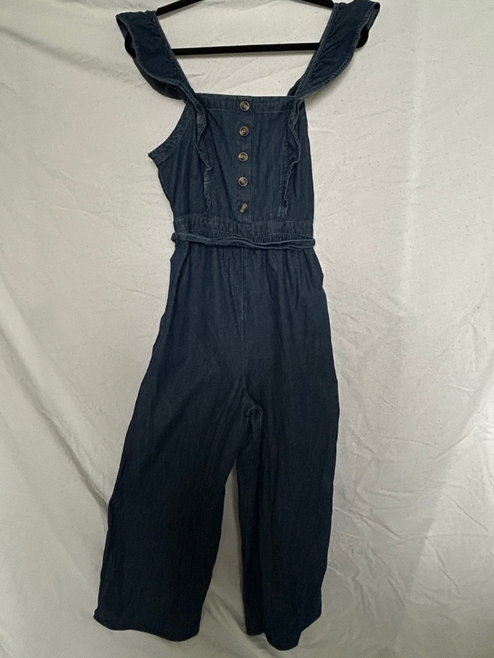 American Eagle Highwaisted Denim Jumpsuit
